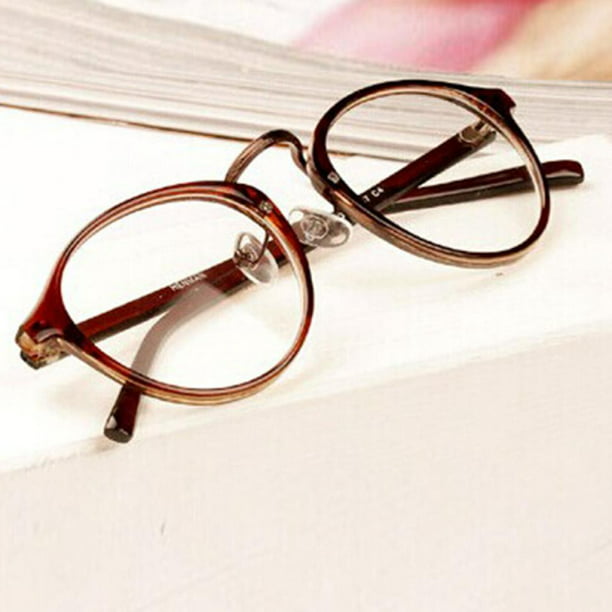 Men Women Classic Geek Nerd Clear Lens Glasses Unisex Fashion Candy Color Frame